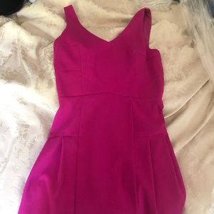 Nicole Miller Artelier Hot Pink Dress